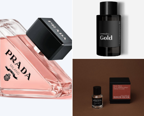 Favorite perfumes cover photo collage