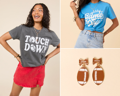 Cute and Comfy Game Day Essentials cover photo collage