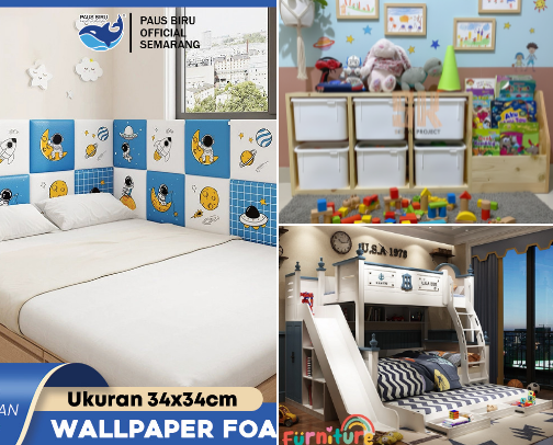 Kid's room cover photo collage