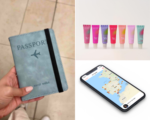 Essential products for solo travelers 🙂‍↕️🫶✈️ cover photo collage