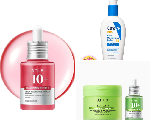 Affordable skincare I use to feel confident ✨ cover photo collage