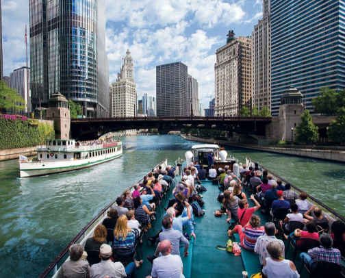 Travel - Chicago - River Cruise cover photo collage