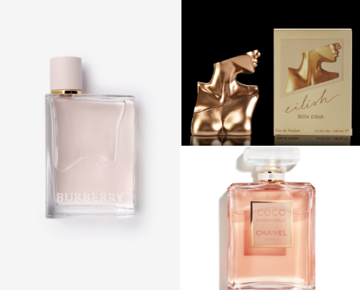 My favorite fragrances cover photo collage