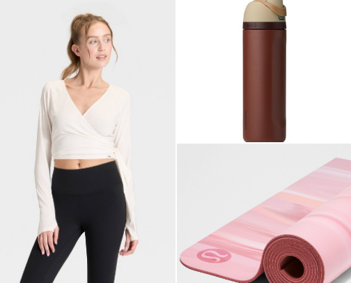 Fitness Must-Haves as a wellness addict cover photo collage