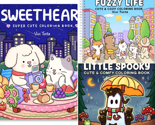 10 under $10: Coloring Book Edition📚 🖍️ cover photo collage