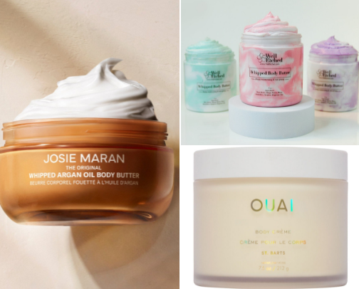 Best Body Butters that are lightweight and non greasy cover photo collage