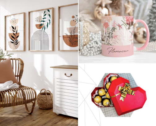 Home comfort cover photo collage