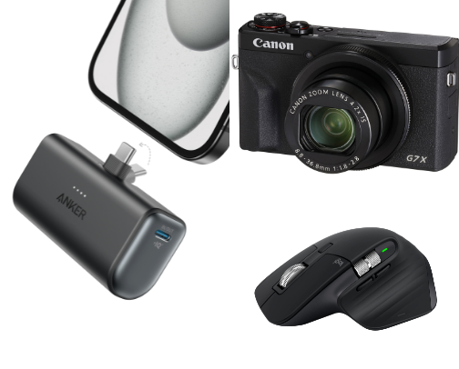 Useful Tech Items 💡 cover photo collage
