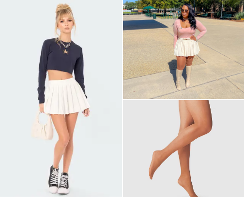 Pleated Skirt Ideas cover photo collage