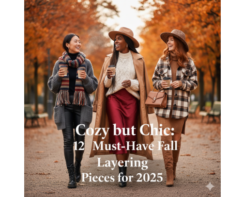 🍂 Cozy but Chic: Must-Have Fall Layering Pieces for 2025 cover photo collage