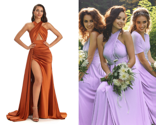 Bridesmaids' Dresses cover photo collage