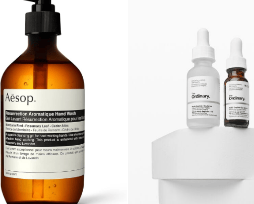 Skin care cover photo collage