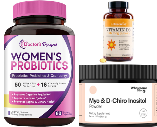 Vitamins and Supplements cover photo collage