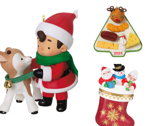 Hallmark Keepsake Ornaments 2025 Christmas Season cover photo collage