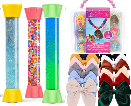 Toddler Girl Stocking Stuffers cover photo collage