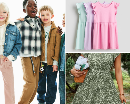 CLOTHING for All cover photo collage