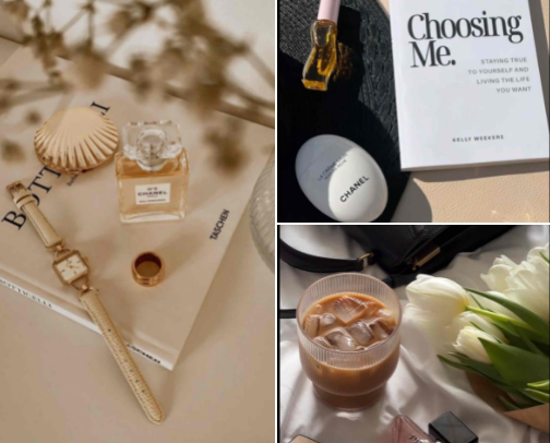 Little Luxuries ✨ cover photo collage