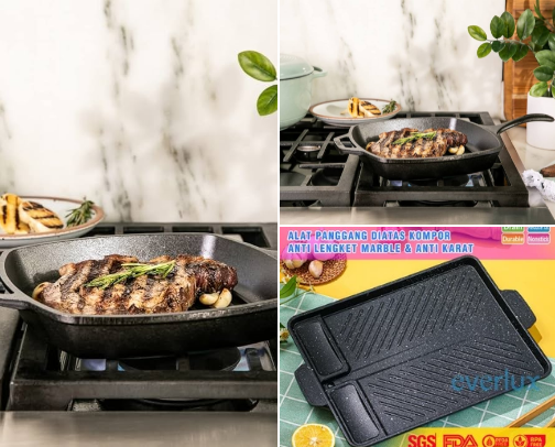 Cooking utensils cover photo collage