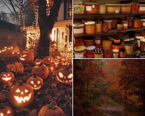 Fall/halloween must haves 🎃🍁👻 cover photo collage