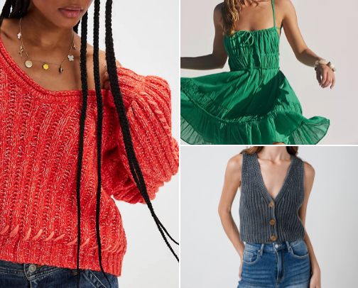 Free People Finds For Under $100 cover photo collage