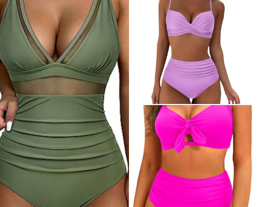 Flattering & Comfortable Mom Swimwear👙 cover photo collage