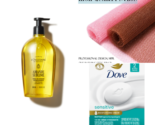 products that make the shower feel luxurious 🧖🏼‍♀️✨ cover photo collage