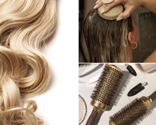 haircare💇🏼‍♀️ cover photo collage