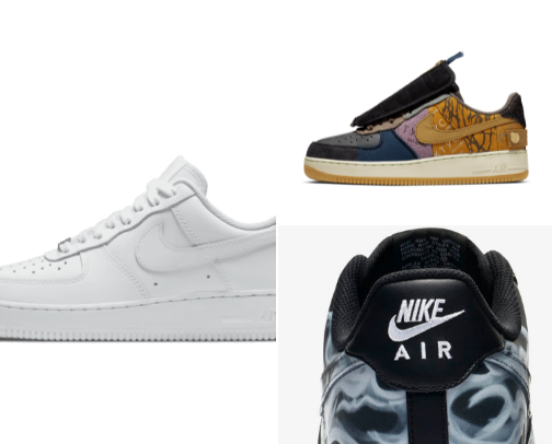 Airforce 1 Brand kicks collab cover photo collage