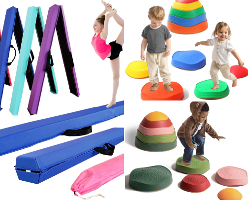 Obstacle Course and Balance cover photo collage