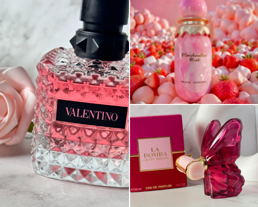 My Favourite Fruity/Gourmand Fragrances cover photo collage