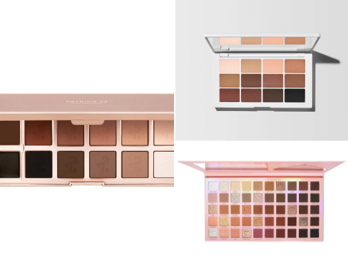46 makeup products and 3 tools for makeup cover photo collage