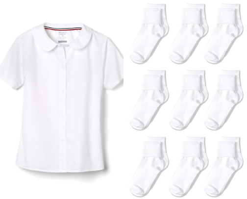 Back to school items cover photo collage