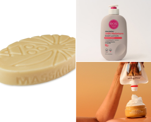 my fav products to smell like a coconut dream 🥥🌴 cover photo collage