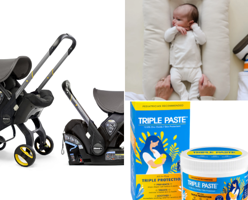 Baby items cover photo collage