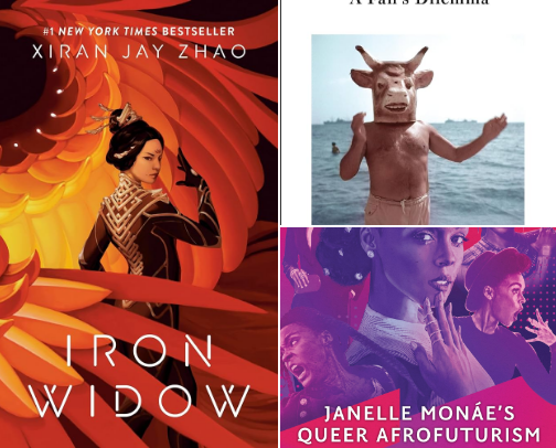 some (possibly) trendy books that aren't romantasy cover photo collage