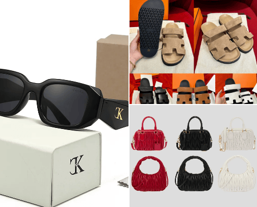 designer dupes on DHgate cover photo collage