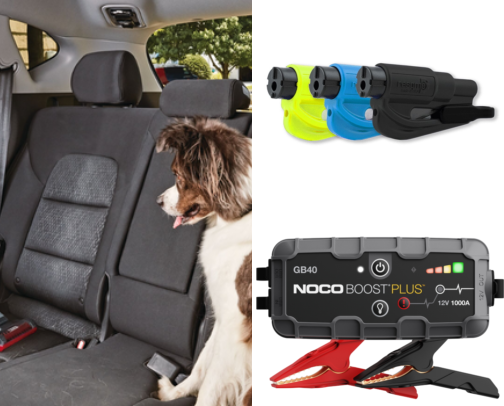 Accesorios útiles para el carro cover photo collage