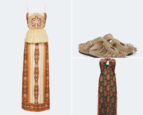 Afro boho luxury looks cover photo collage
