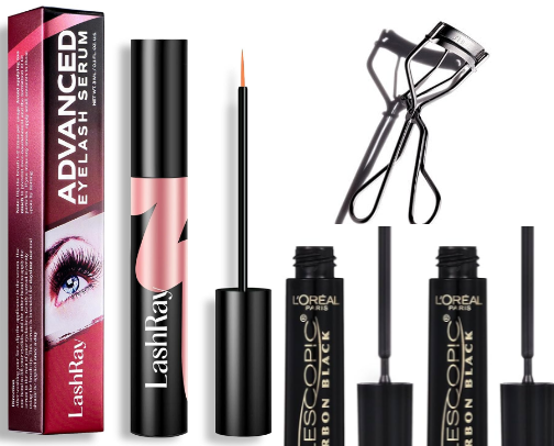 My Eyelash Routine - For Long and Full Lashes cover photo collage