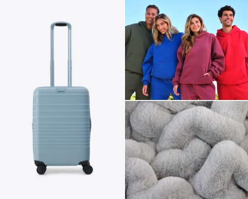 Travel necessities cover photo collage
