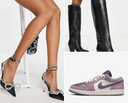 Shoes cover photo collage