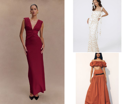 Elegant Maxi & Mini Dresses cover photo collage