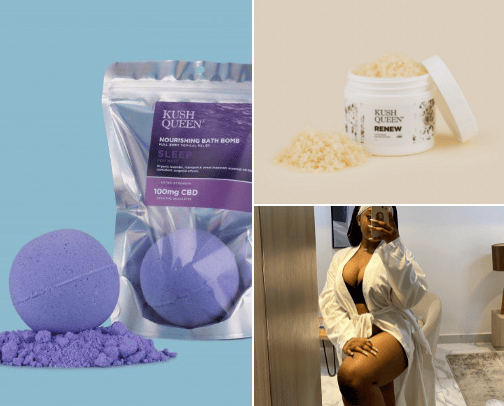 Night time beauty routine products 🌙 cover photo collage
