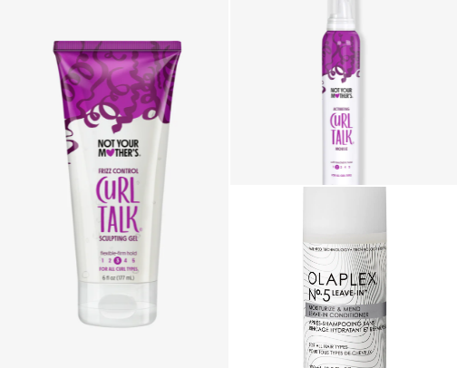 Curly Hair Care cover photo collage