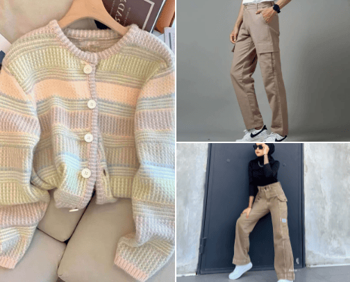 REKOMENDASI OUTFIT KEKINIAN cover photo collage