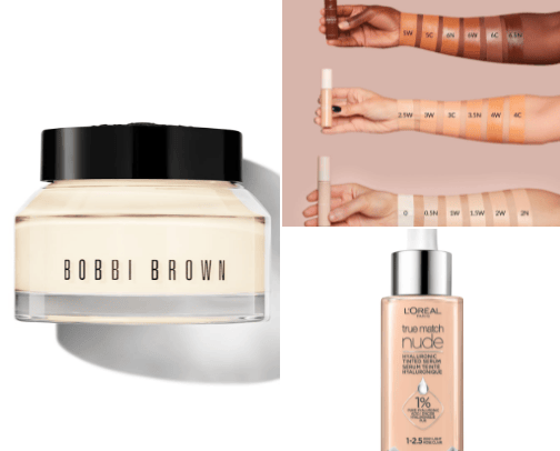 Base Makeup cover photo collage