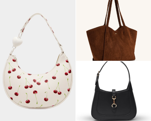 Purses, handbags, totes cover photo collage