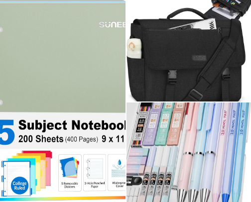 Cute Supplies for College cover photo collage
