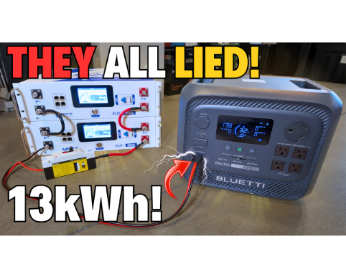 BLUETTI Said No Expansion... So I Added 10kWh of CHEAP Batteries! cover photo collage