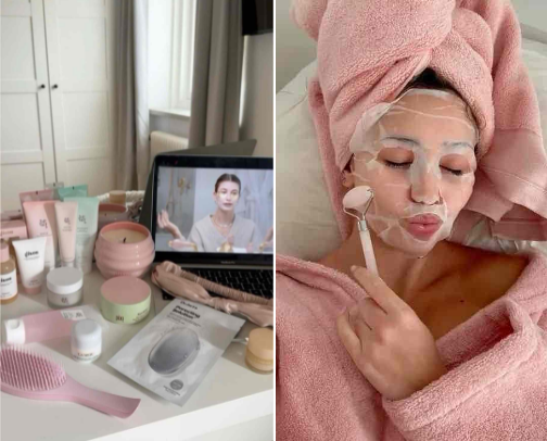 Soft Glam Playlist cover photo collage